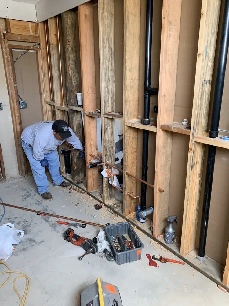 Commercial rough-in plumbing for Trenchless Sewer Repair in Hopkinton